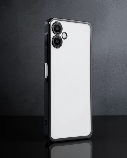 Samsung Galaxy A06 Kılıf Razer Lensli Silikon - Siyah