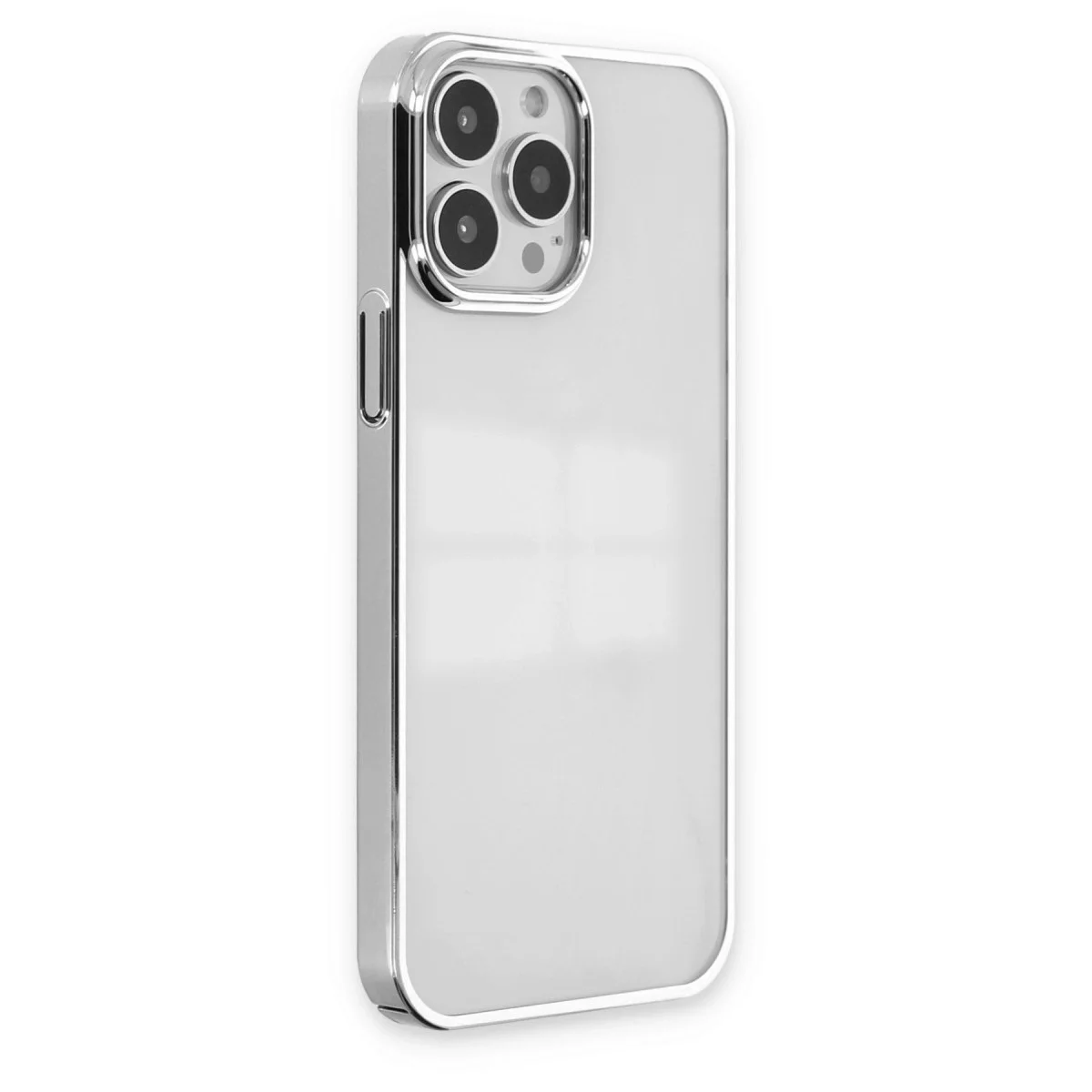 Apple İphone 14 Pro Kılıf Element Silikon - Gümüş görsel 2