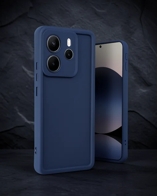 Xiaomi Redmi Note 14 4g Kılıf Viera Silikon - Lacivert