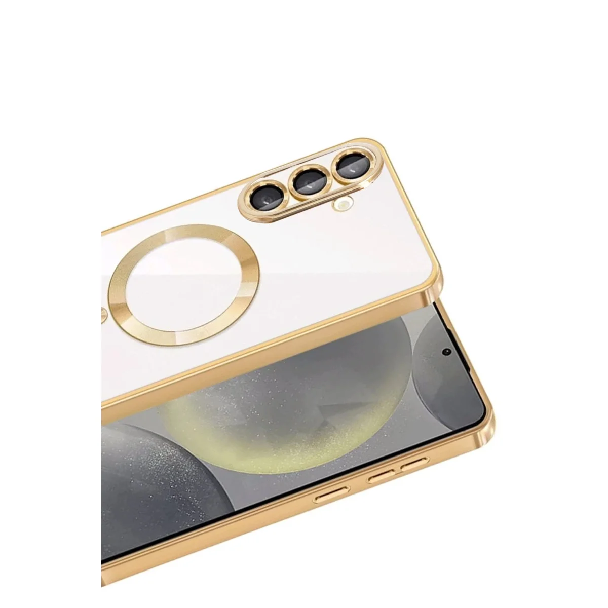 Samsung Galaxy A57 5g Kross Magneticsafe Kapak - Gold görsel 2