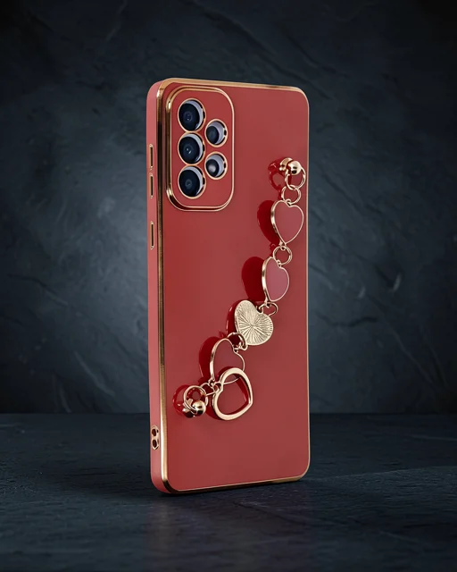 Samsung Galaxy A53 5g Kılıf Esila Silikon - Kırmızı