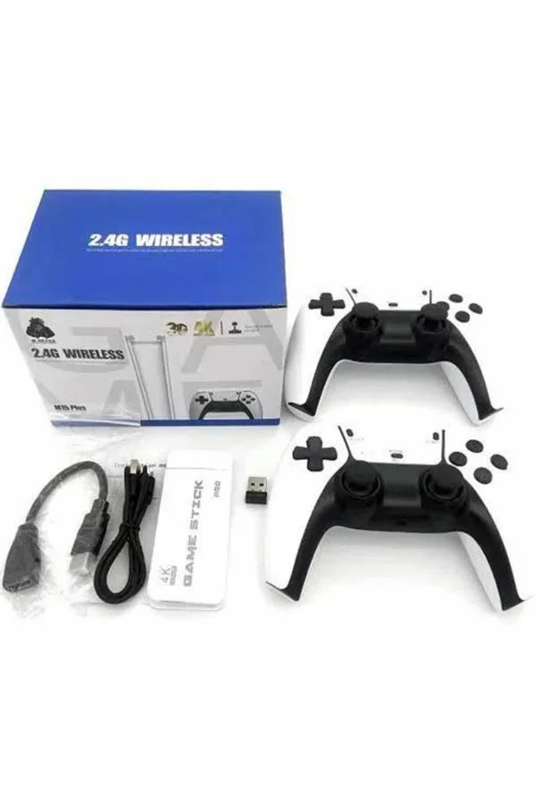 3D 4K HD 2.4G Game Stick 4K Ultra Hd Oyun Konsolu Çift Kollu görsel 4