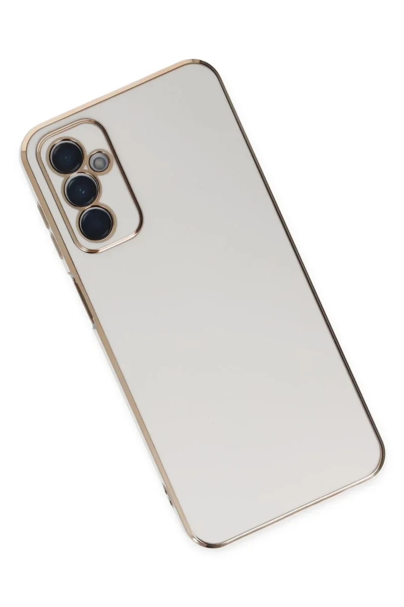 Samsung Galaxy M23 Kılıf Volet Silikon - Beyaz görsel 3