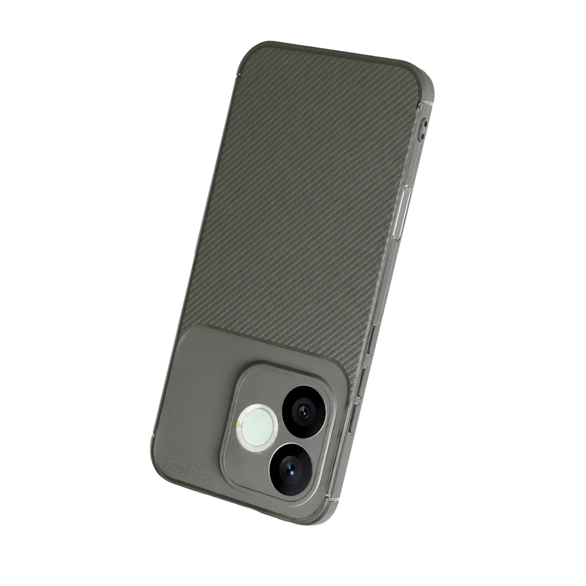 Huawei Honor 600 Lite Auto Focus Karbon Kapak - Gri görsel 3