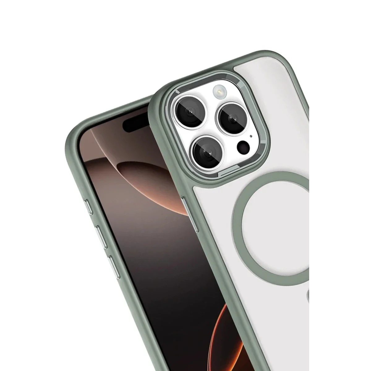 Joko Apple iPhone 15 Pro Max Terea Magsafe Kapak - Titan Gri görsel 2