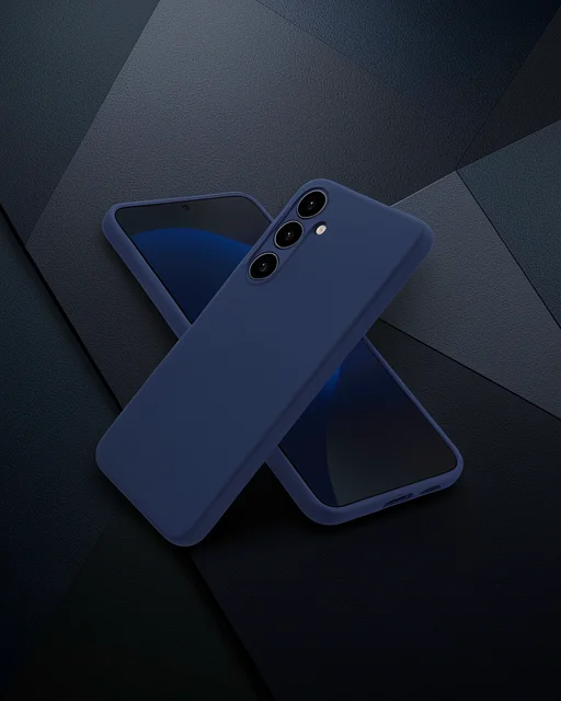 Samsung Galaxy A26 Kılıf First Silikon - Lacivert