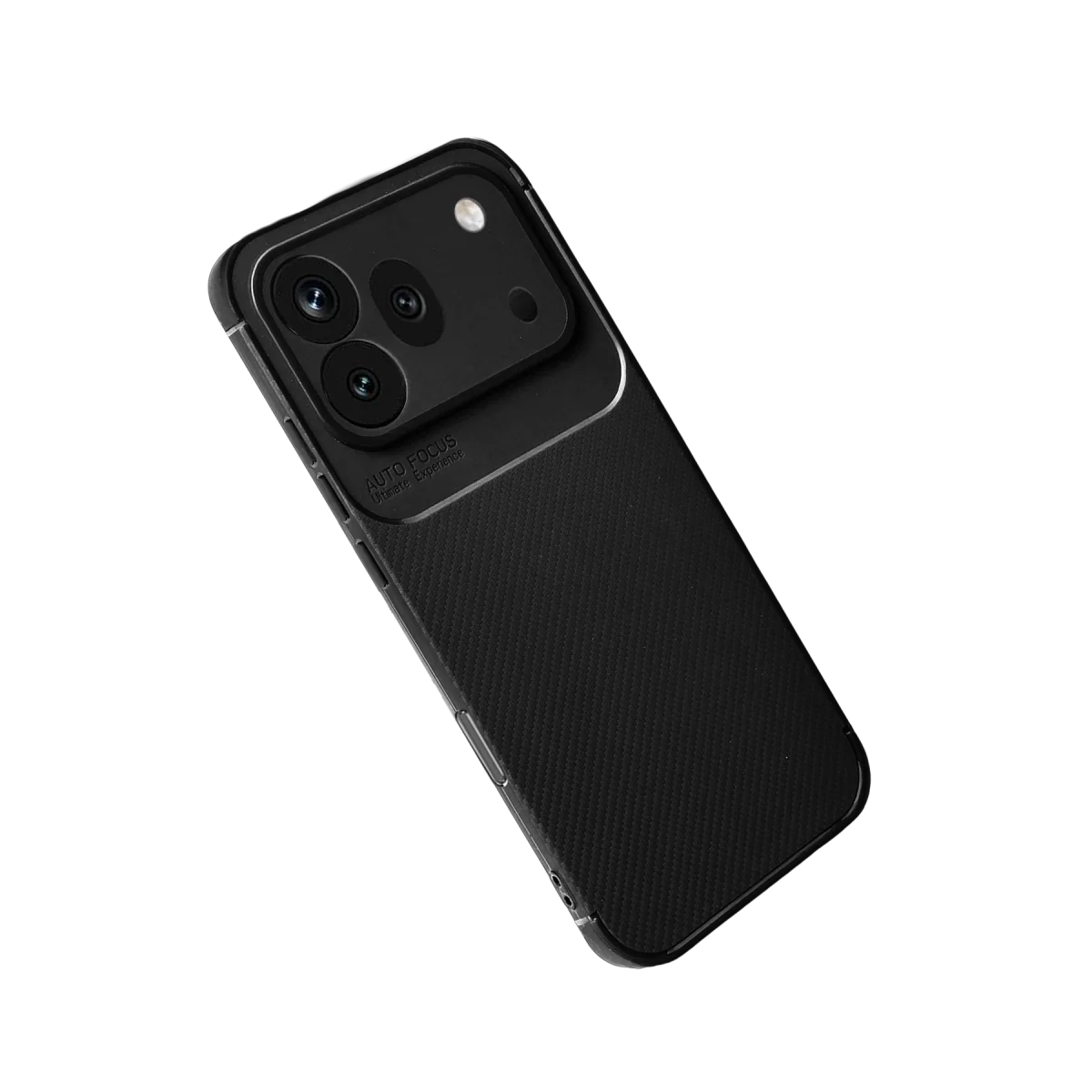 Huawei Honor 600 Pro Auto Focus Karbon Kapak - Siyah görsel 2