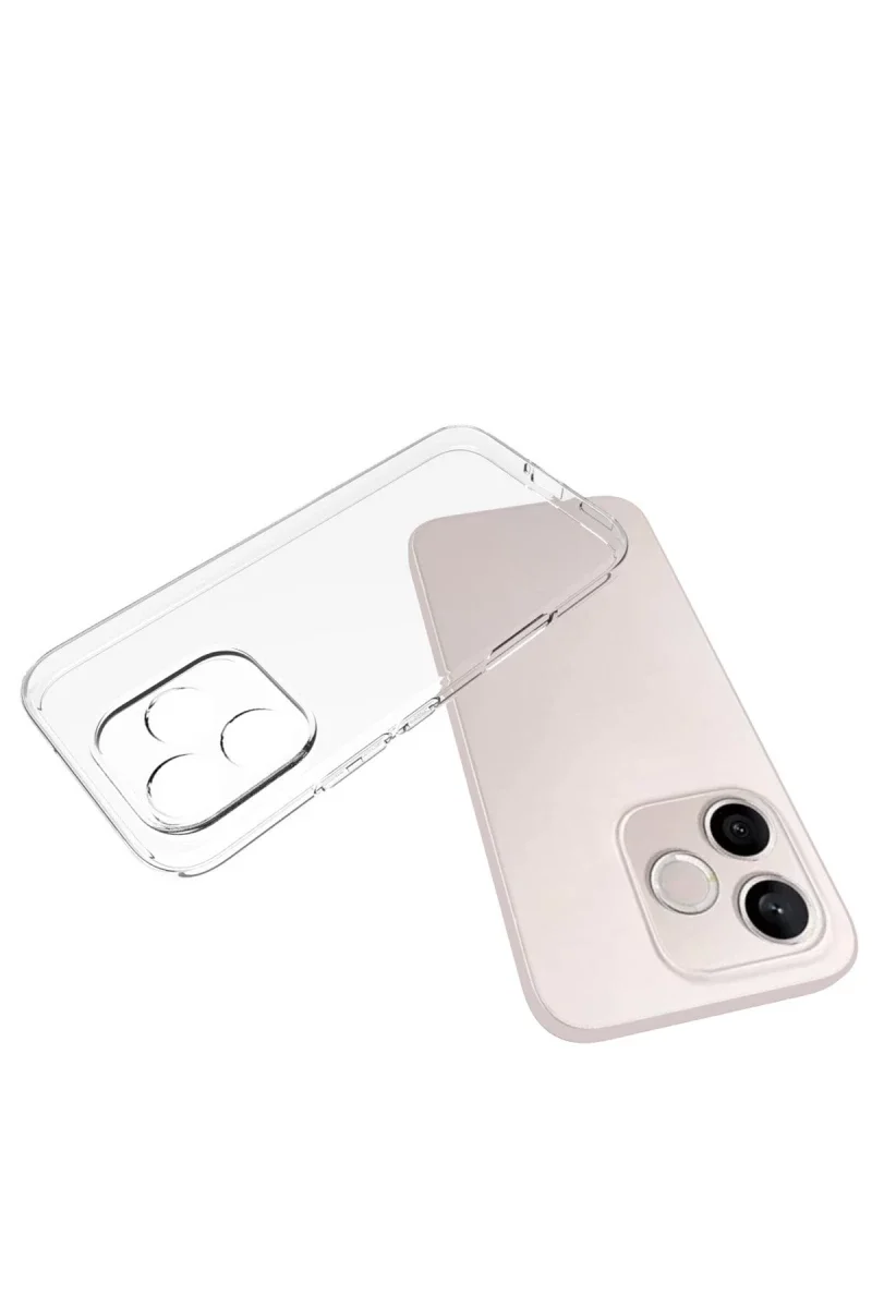 Huawei Honor 600 Lite Lüx Şeffaf Silikon - Şeffaf görsel 2