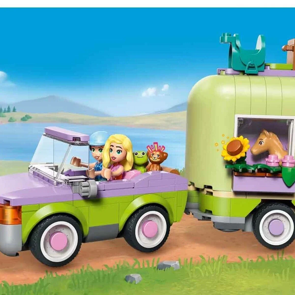 42695 Lego Friends At ve Tay Römorku 279 parça +7 yaş görsel 7