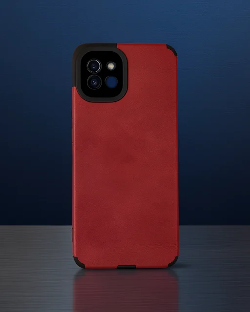 Samsung Galaxy A03 Kılıf Loop Deri Silikon - Kırmızı