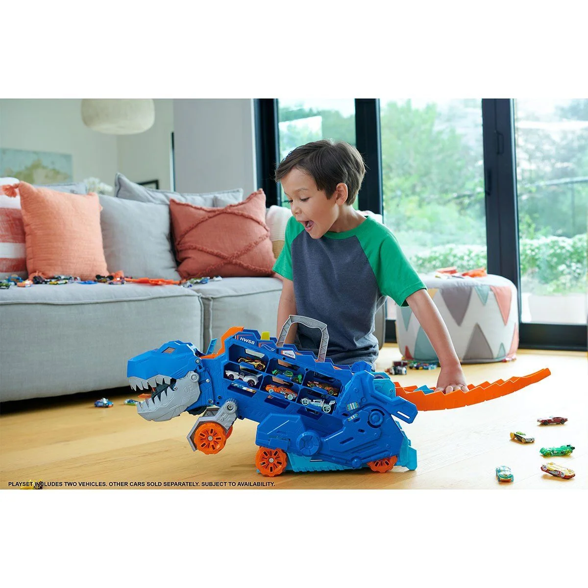 HNG50 Hot Wheels Ultimate T-Rex Tır görsel 6