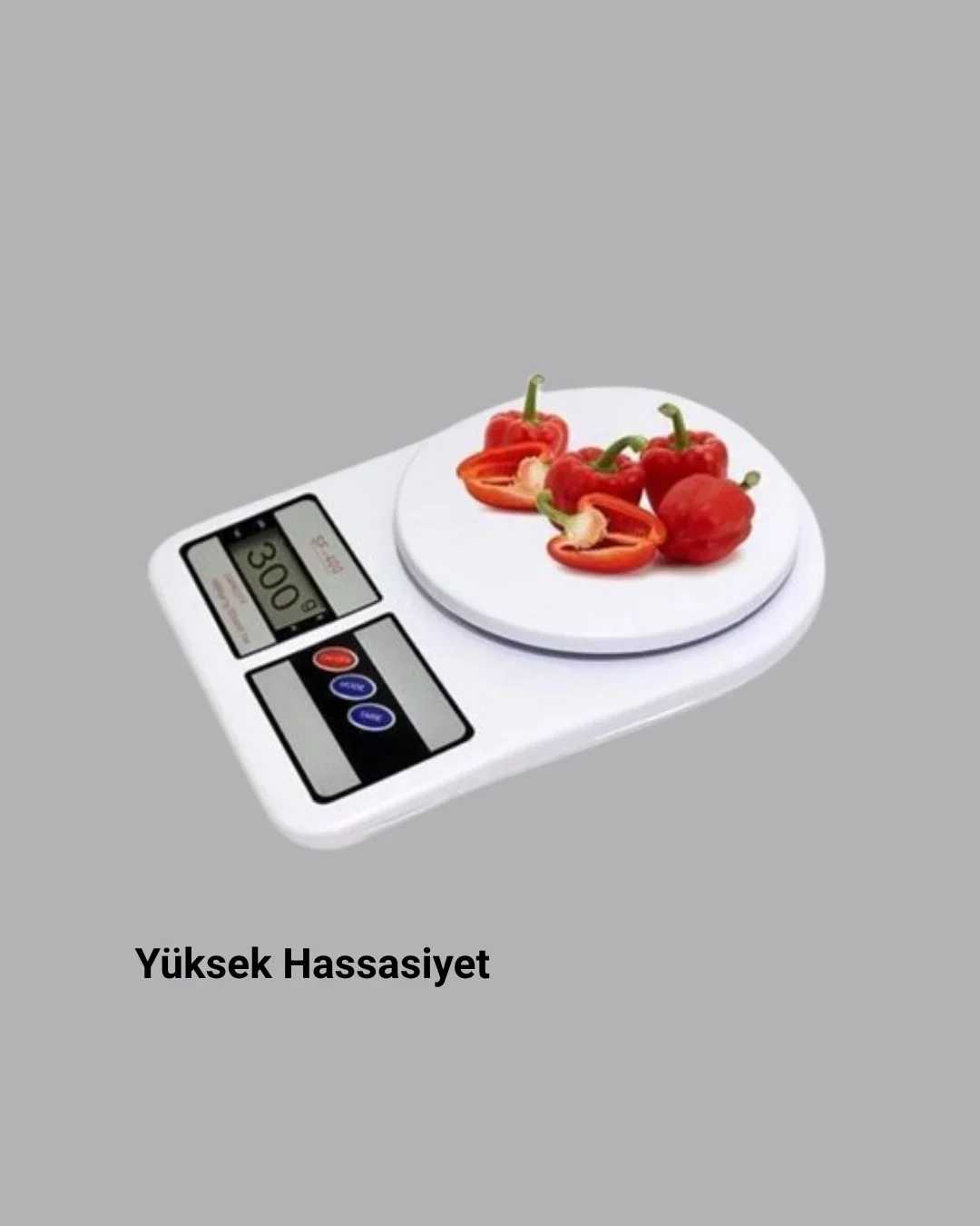 Hassas Dijital Mutfak Tartısı 1g Doğruluk, LCD Ekran, Otomatik Kapanma Yeni Nesil görsel 2