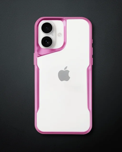 Apple İphone 16 Plus Kılıf Boyi Silikon Kapak - Pembe