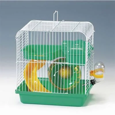 Hamster Kafesi Yeşil Beyaz 23x17x25 Cm