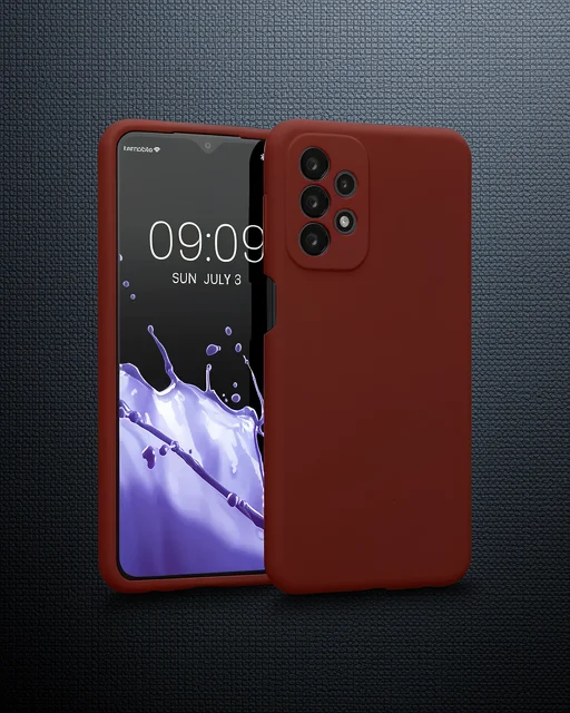 Samsung Galaxy A23 4g Kılıf First Silikon - Bordo