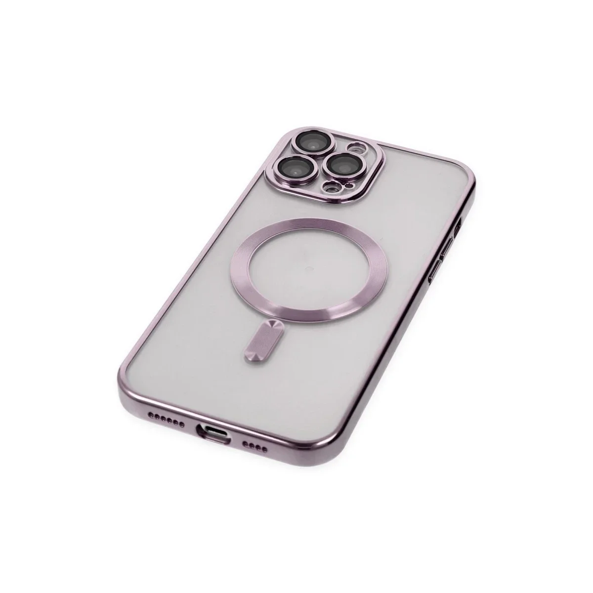Apple iPhone 13 Pro Max Kılıf Kross Magneticsafe Kapak - Mor görsel 4