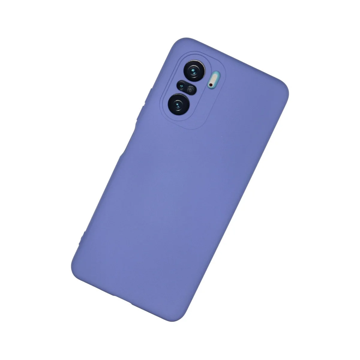 Xiaomi Poco F3 Kılıf Nano İçi Kadife Silikon - Lila görsel 2