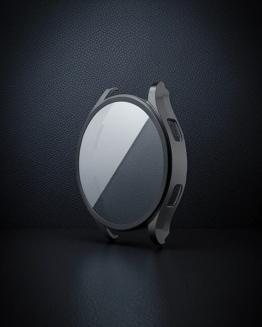 Watch 5 44mm Wall Camlı Kasa Ekran Koruyucu - Siyah