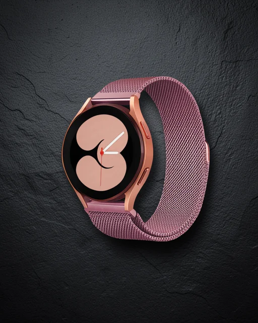 Watch 20mm Metal Mıknatıslı Kordon (saat Değildir) - Rose