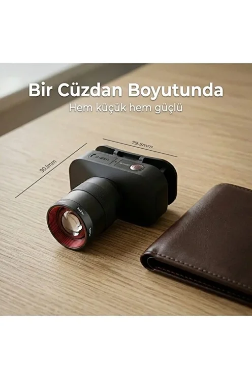 BXT1FL 10W Şarj Edilebilir Kafa Feneri 750 Lümen 2500mAh 4 Işık Modlu Zoom Özellikli LED Kafa görsel 6