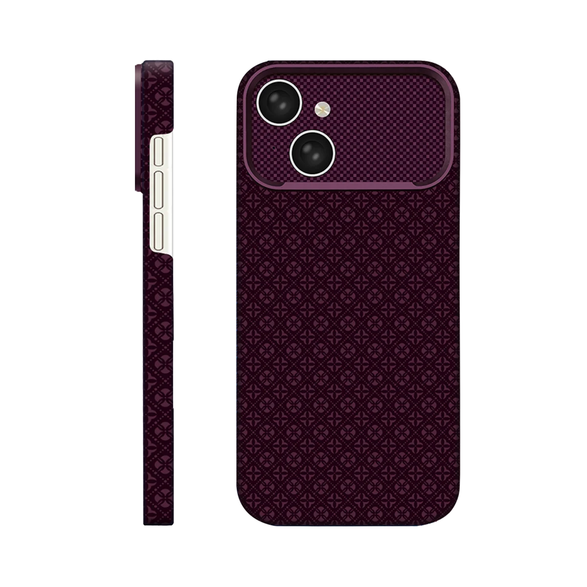 Joko Apple iPhone 14 Deluxe Lensli Magsafe Kapak - Bordo