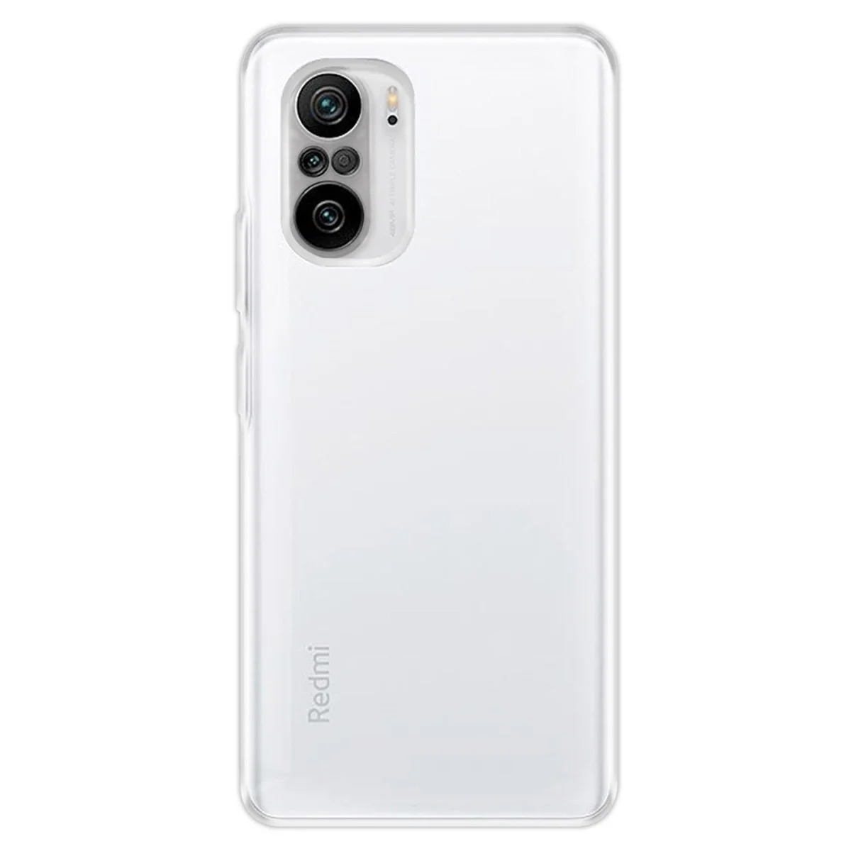 Xiaomi Poco F3 Kılıf Deluxe 2mm Şeffaf Silikon - Şeffaf
