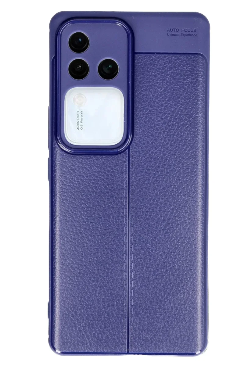 Vivo V30 5G Kılıf Auto Focus Kapak - Lacivert görsel 2