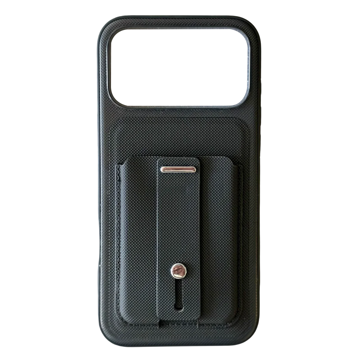 Apple iPhone 18 Pro/17 Pro Latte Kartvizitli Kapak - Siyah