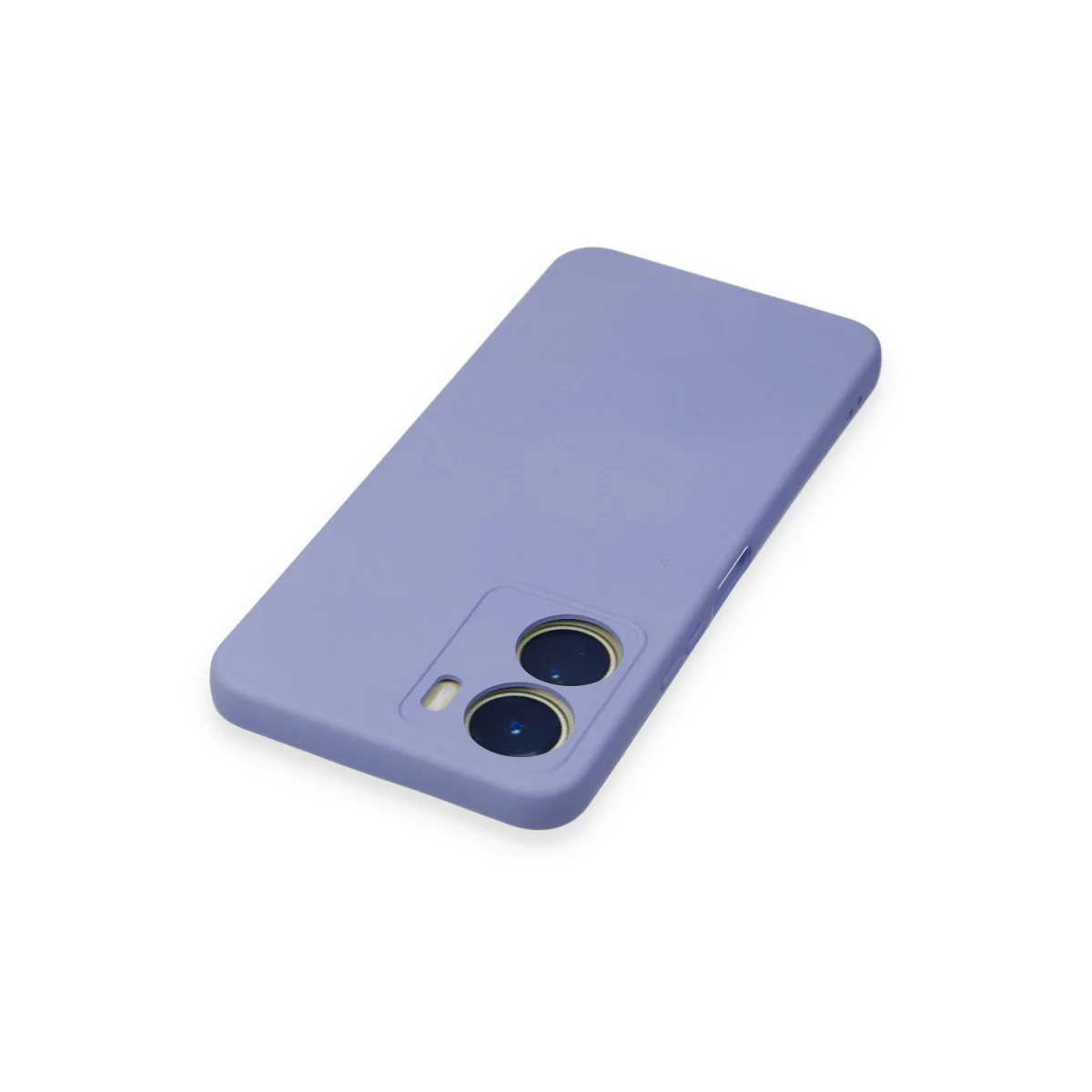 Vivo Y16 Kılıf Nano İçi Kadife Silikon - Lila görsel 4