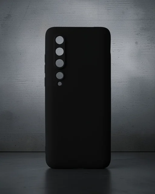 Xiaomi Mi 10 Kılıf First Silikon - Siyah