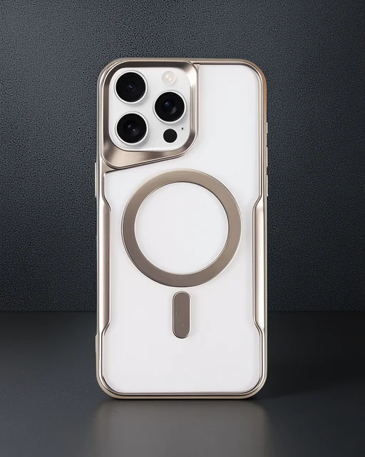 Apple İphone 16 Pro Kılıf Boyi Magsafe Silikon Kapak - Gümüş