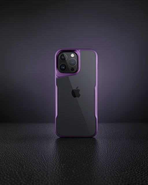 Apple İphone 16 Pro Kılıf Boyi Silikon Kapak - Derin Mor