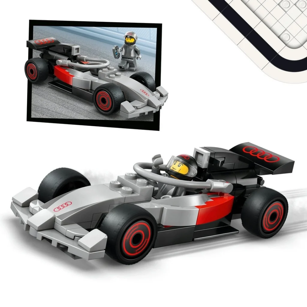 City Audi F1 Yarış Arabalı F1 Sergileme Kamyonu 60493 görsel 2