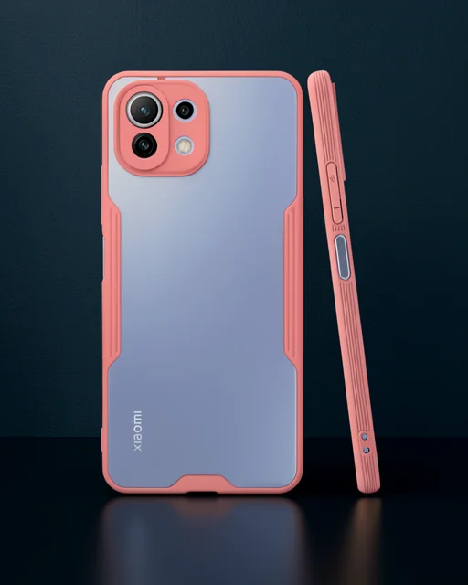 Xiaomi Mi 11 Lite Kılıf Platin Silikon - Pembe