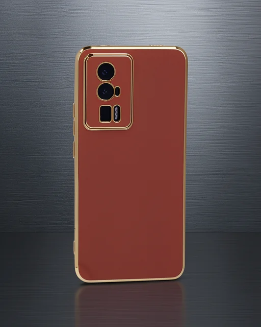 Xiaomi Poco F5 Pro Kılıf Volet Silikon - Kırmızı
