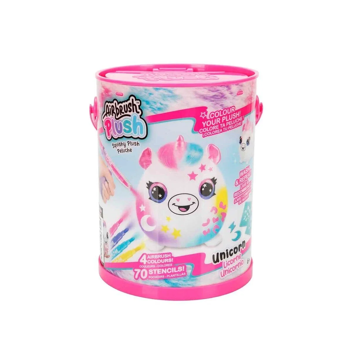 28779 Sun-cnl-hobi Set Aırbrush Plush Squısh Plush Bucket