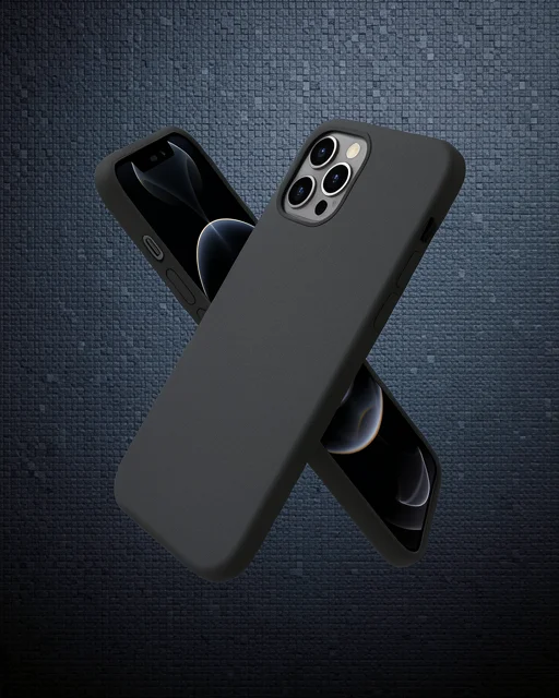 Apple İphone 12 Pro Max Kılıf First Silikon - Siyah