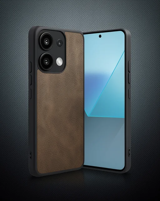 Xiaomi Redmi Note 13 Pro 5g Kılıf Aras Deri Kapak - Taba
