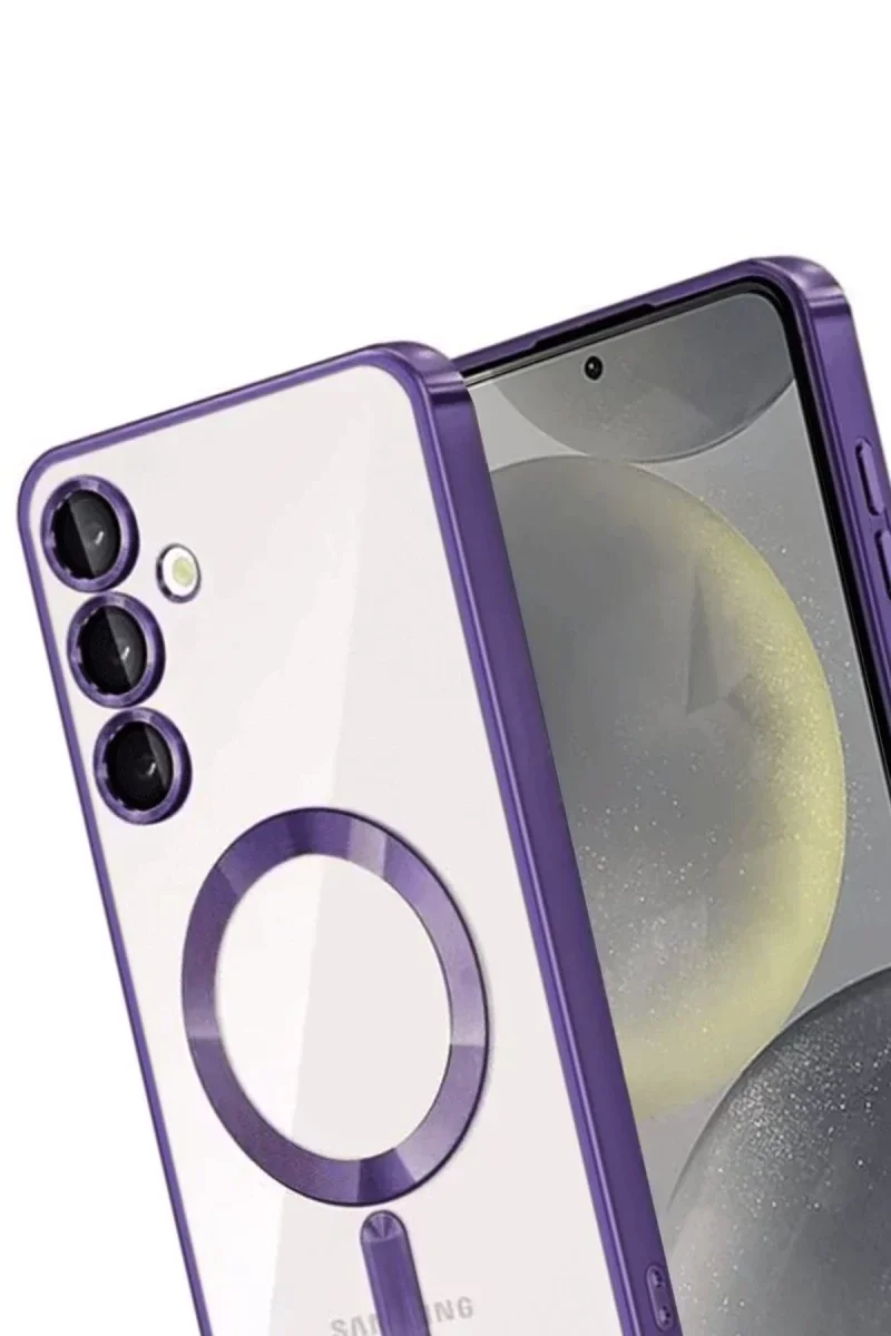 Samsung Galaxy A56 Kross Magneticsafe Kapak - Mor görsel 3