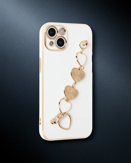 Apple İphone 14 Kılıf Esila Silikon - Beyaz