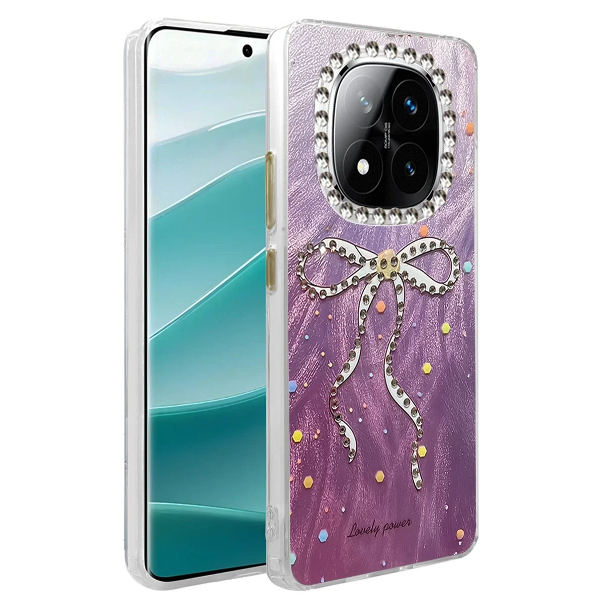 Xiaomi Redmi Note 14 Pro 5G Kılıf Blade Aynalı Desenli Kapak - Desen 1