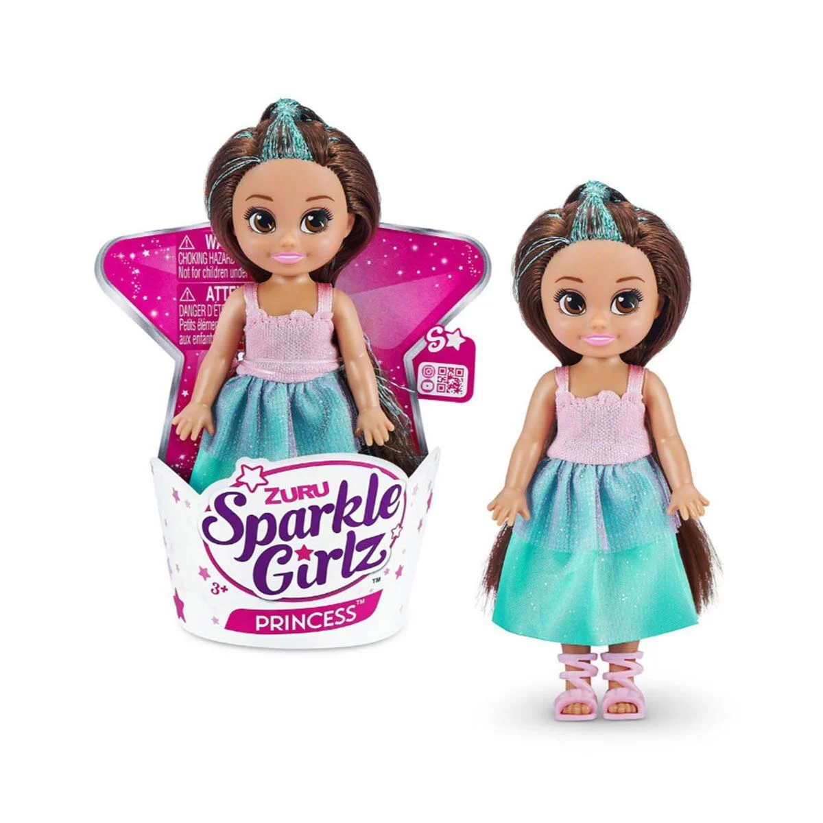 PAK00000 Sparkle Girlz 12cm Prenses Cupcake - 10015TQ3 görsel 3