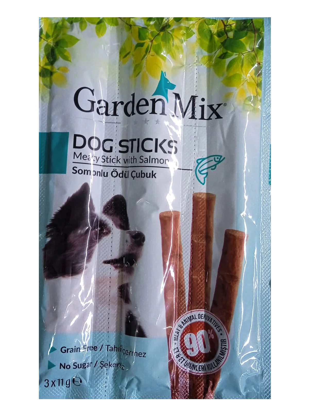 DOG STICK somonlu ödül çubuk 3x11gr