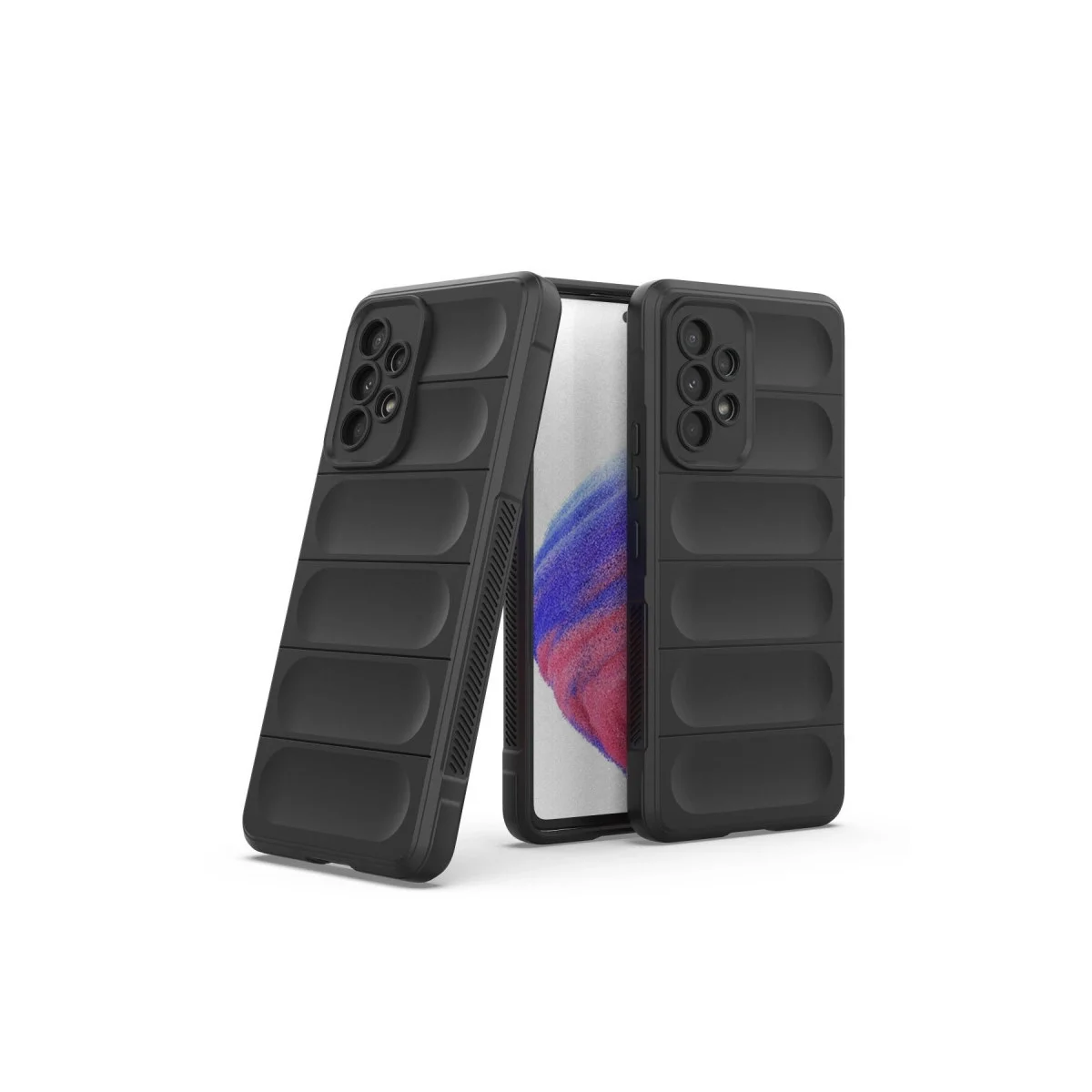 Samsung Galaxy A53 5g Kılıf Optimum Silikon - Siyah görsel 2