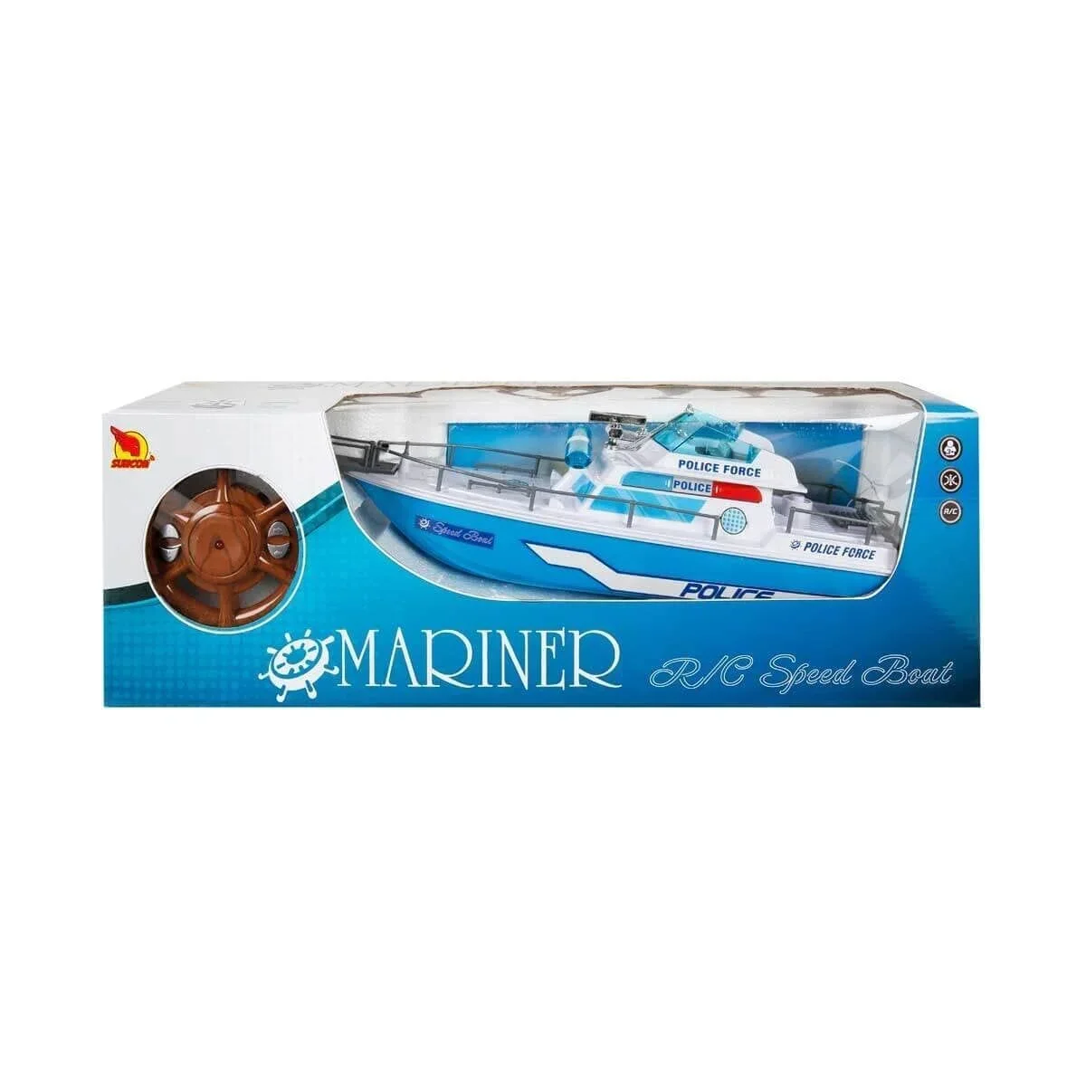 02140 Uzaktan Kumandalı Tekne Polis/İtfaiye 45 cm