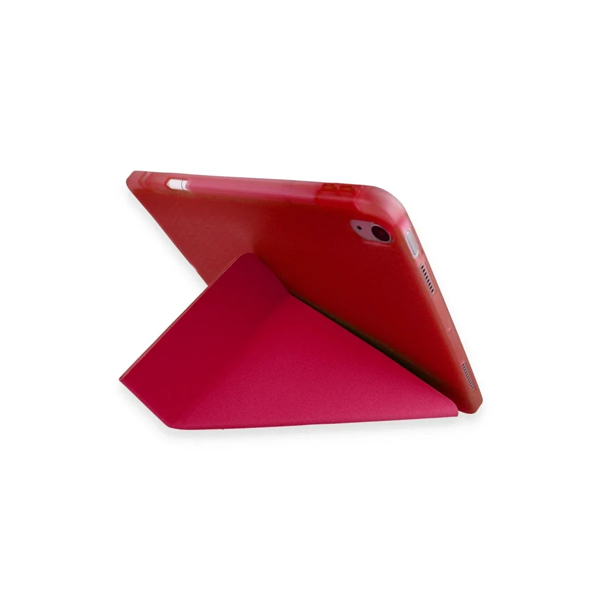 Xiaomi Pad 6 Kılıf Kalemlikli Mars Tablet Kılıfı - Kırmızı görsel 6