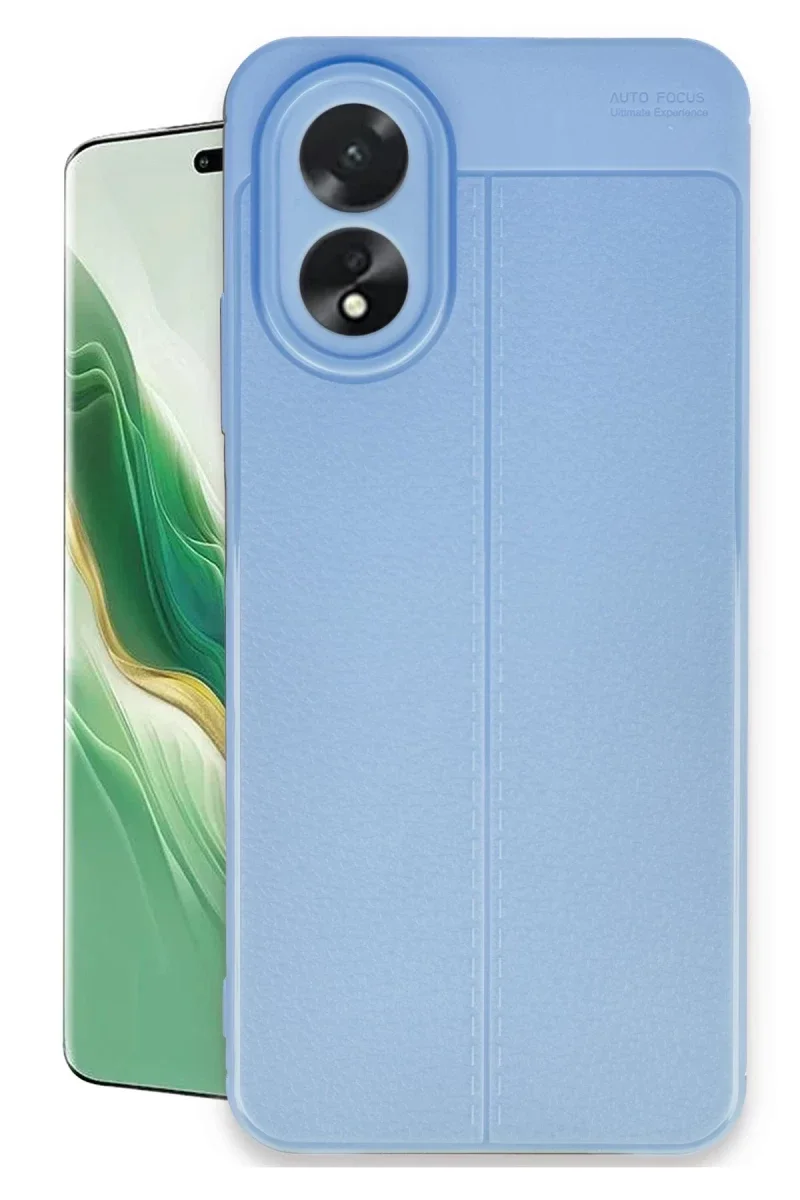 Oppo A38 Kılıf Auto Focus Kapak - Mavi