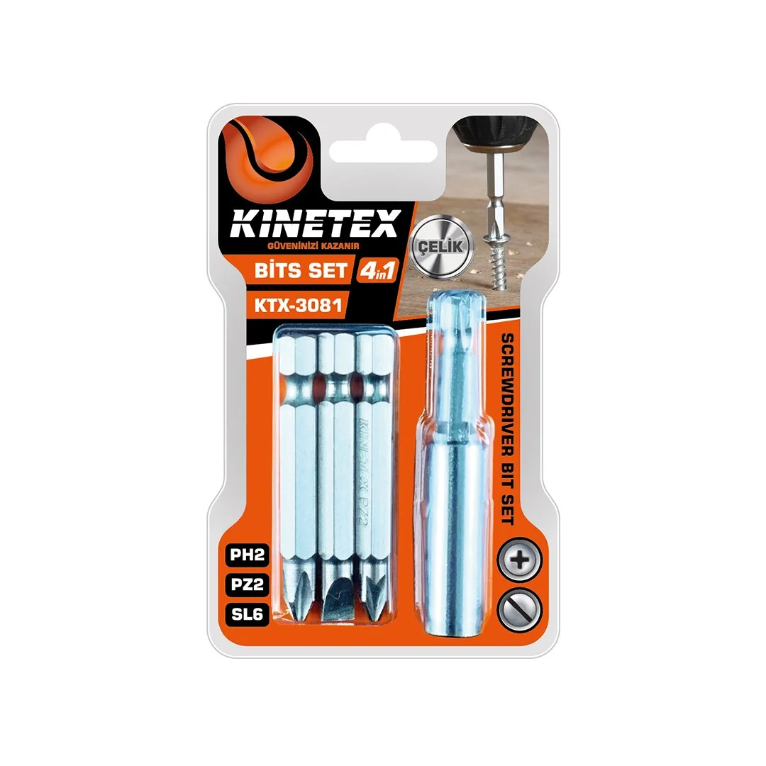4PCS - PH2-PZ2-SL6 Bits Uç Set