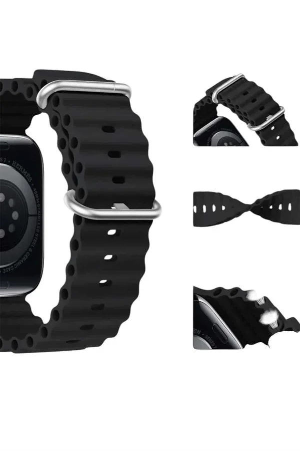 Akıllı Saat Bluetooth Bağlantılı NFC ve GPS Uyumlu Nabız Ölçer Sesli Görüşme Yeni Nesil görsel 5
