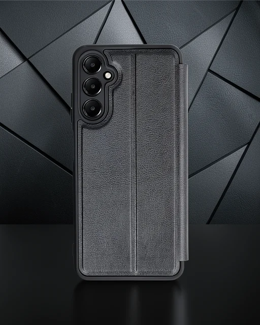 Samsung Galaxy A05s Kılıf Flip Cover - Siyah